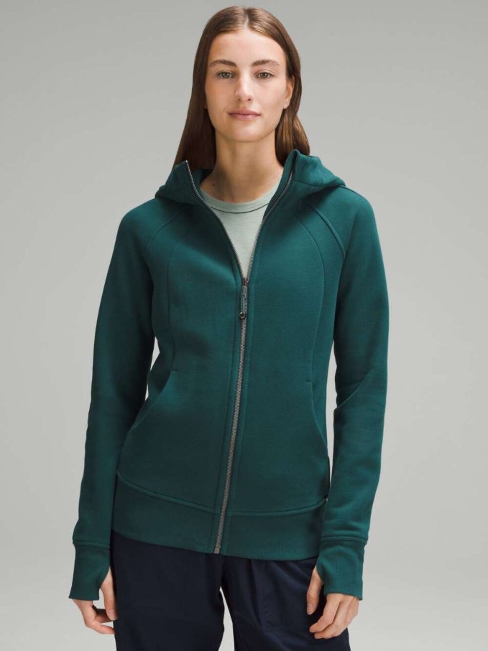 ☀️ Lululemon Scuba Classic Full Zip Hoodie Storm Teal 6